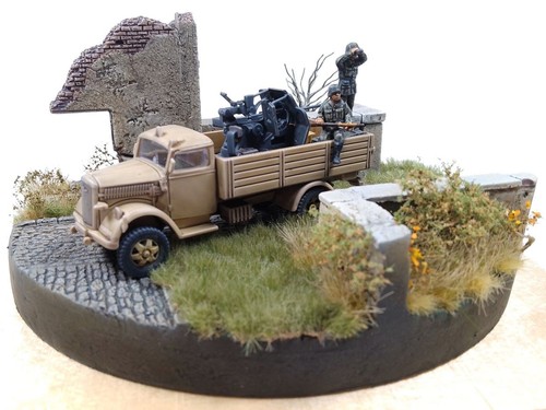 Gebautes diorama 72 - diorama, in