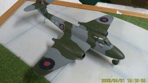 Gloster meteor gebaut - meteor, gebaut+bemalt